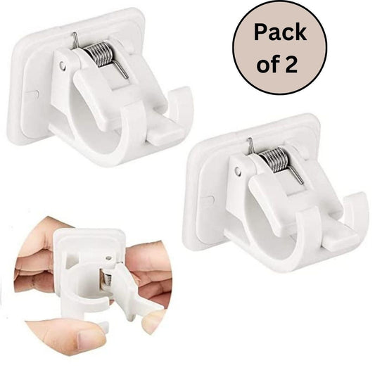 Self Adhesive Instant Wall Mount Sticking Clip Hook (Pack of 2)