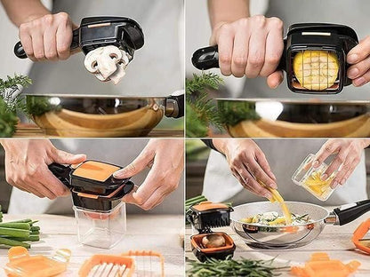 3 in 1 Multifunction Vegetable Manual Manual Quick Dicer Cutter