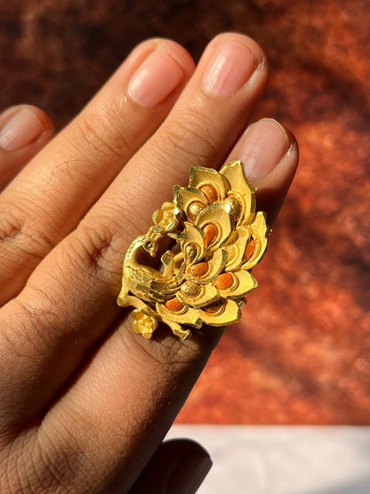 Peacock Elegance Ring