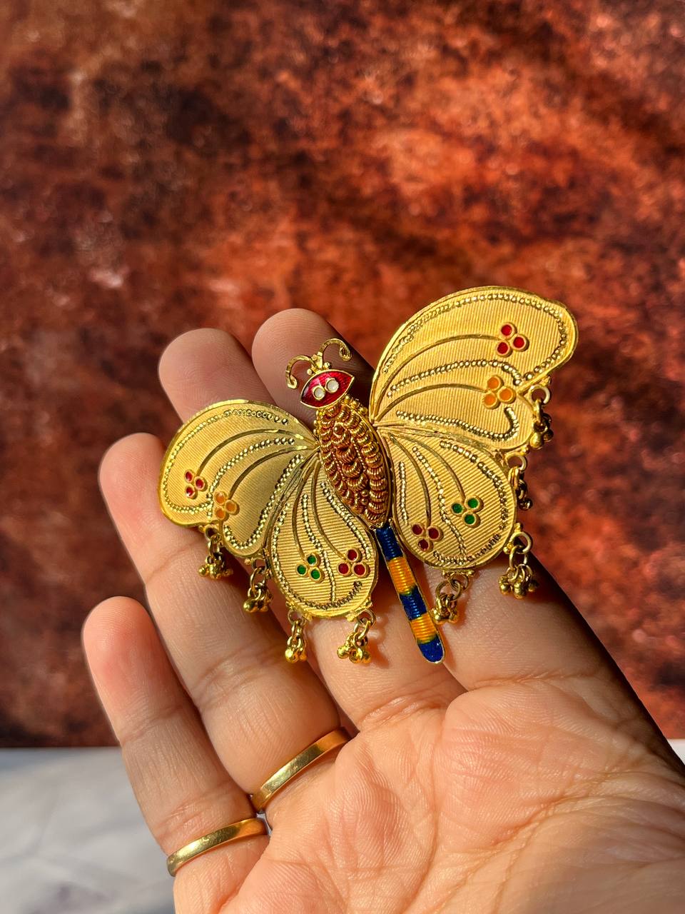 Golden Butterfly Ring