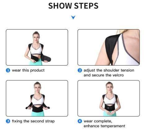 Adjustable Back Posture Corrector for Women & Men