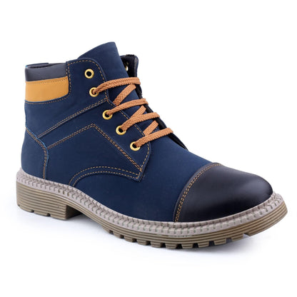 Stylish Denim Finish Boots