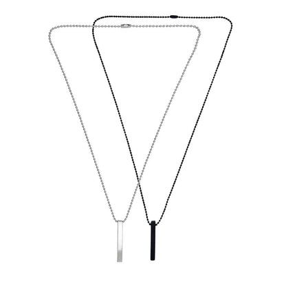 Minimalist Cuboid Pendant - Set of 2