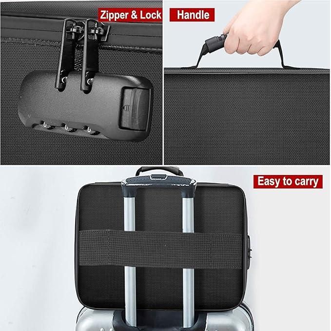 Secure Voyage Multi-Layer Travel Essentials Organizer