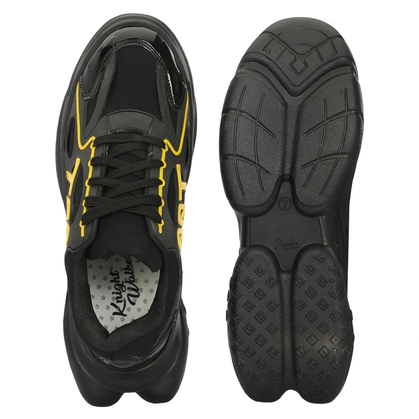 Knight Walkers Yellow Sneakers for Men