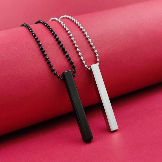 Minimalist Cuboid Pendant - Set of 2