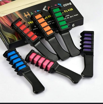 Dye Delight: Disposable Hair Comb Color Kit