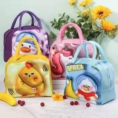 Children Cute Lunch Box Bag (Pack of 3)