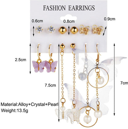 Combo Pack Of Earrings(Pack Of 6)