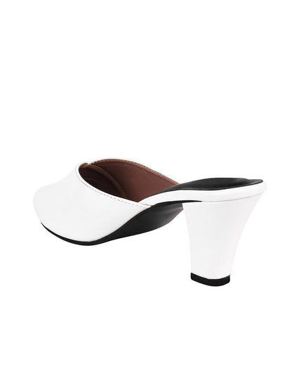 Stylish Block Heel Mules Sandal For Womens