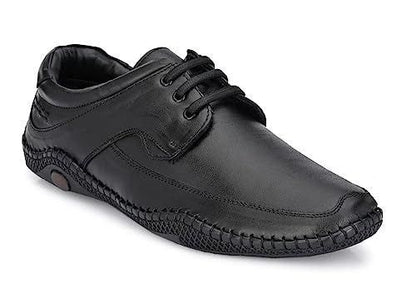 Roman Black Formal Shoes For Men