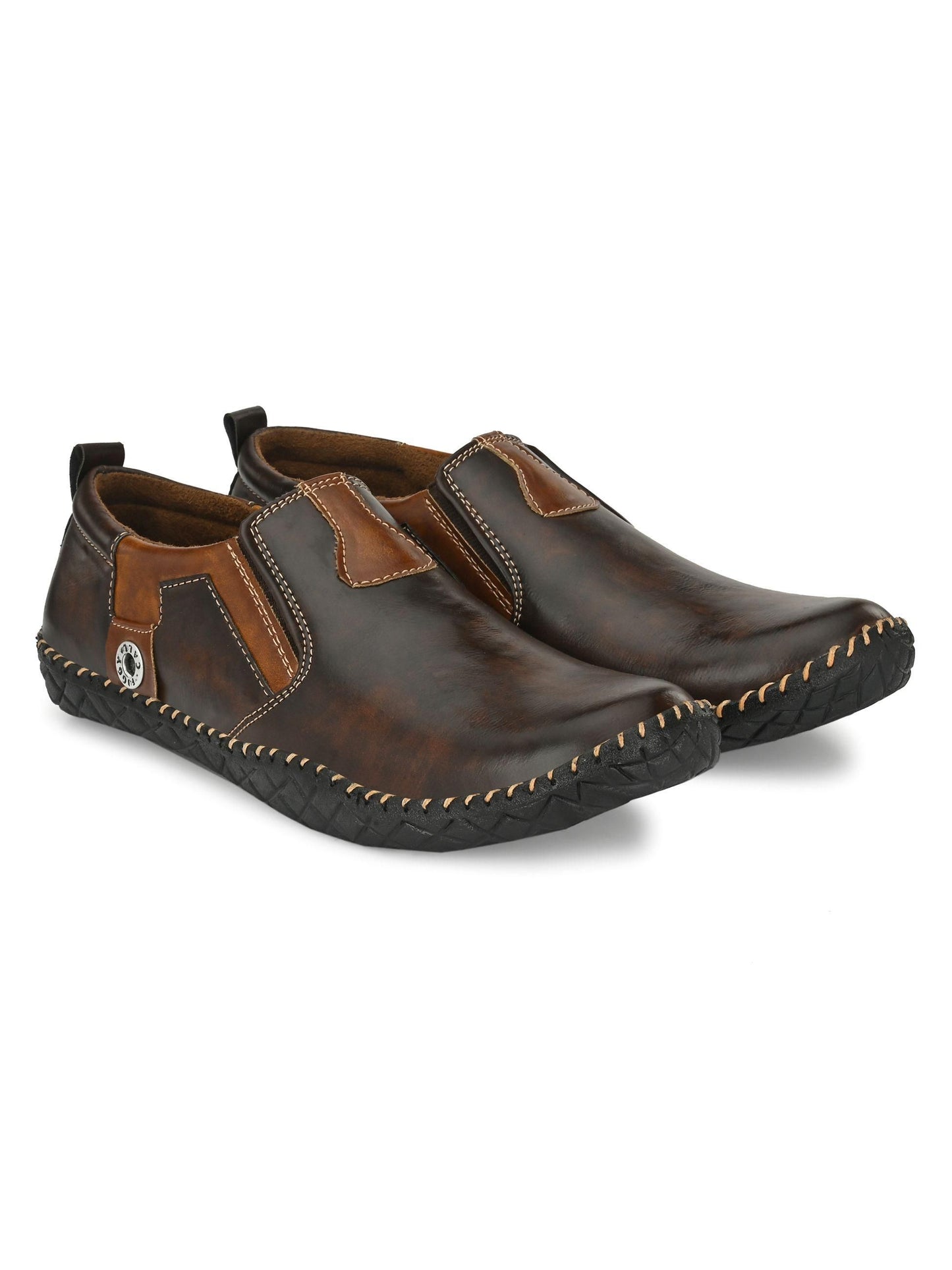 Woodpecker Brown Minimalist Leather Loafer