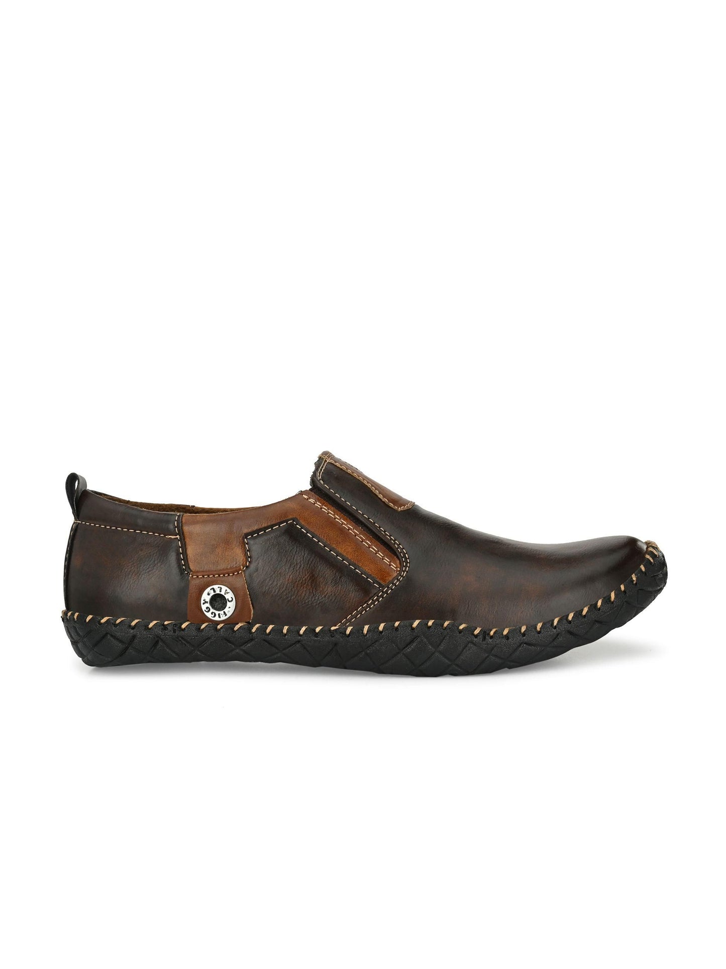 Woodpecker Brown Minimalist Leather Loafer