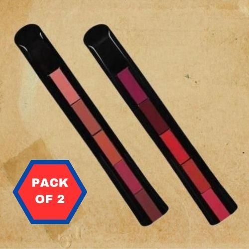 Bullet Lipstick Pen-5 shades in 1 PACK OF 2