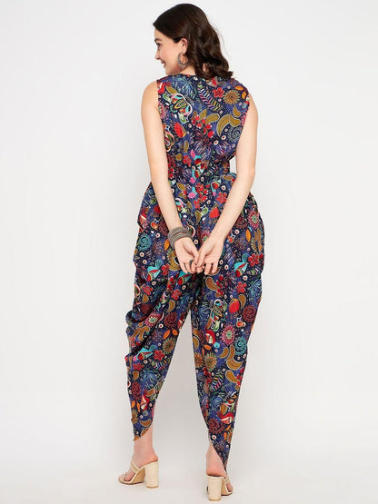 Uptownie Lite Women's Maxi Printed Dhoti Jumpsuit