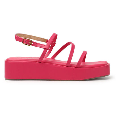 Kiravi Multi Strap Wedges- Pink