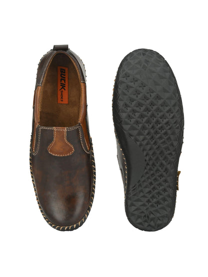 Woodpecker Brown Minimalist Leather Loafer