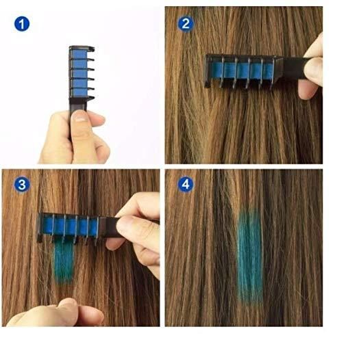 Dye Delight: Disposable Hair Comb Color Kit