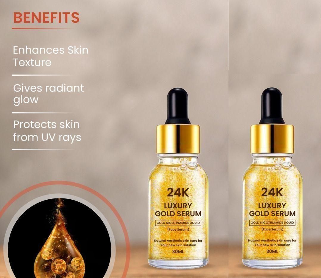 Gold Face Serum- Pack Of 2