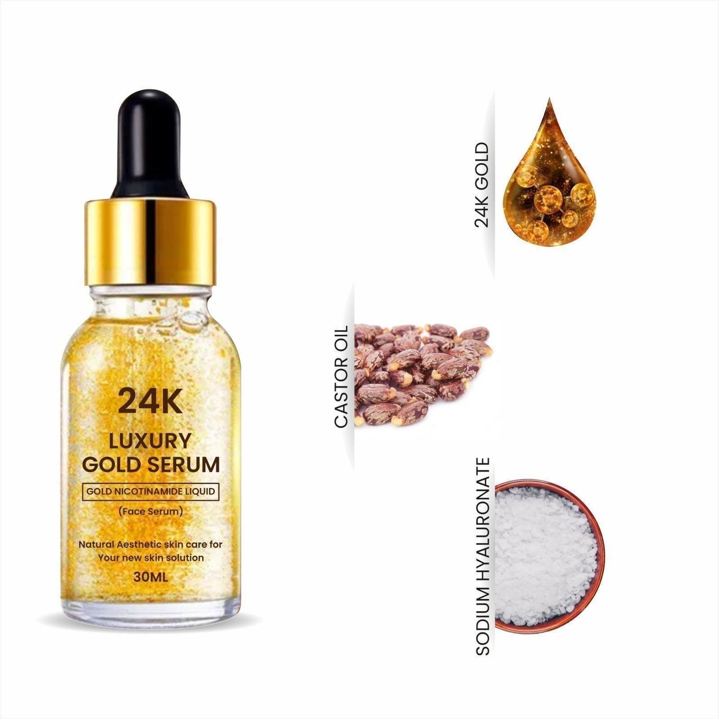 Gold Face Serum- Pack Of 2