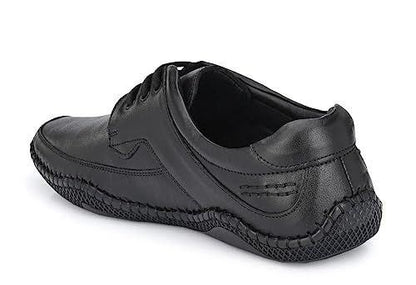 Roman Black Formal Shoes For Men