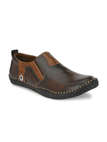 Woodpecker Brown Minimalist Leather Loafer