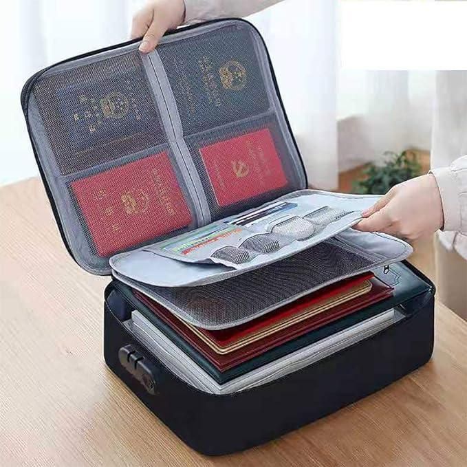 Secure Voyage Multi-Layer Travel Essentials Organizer