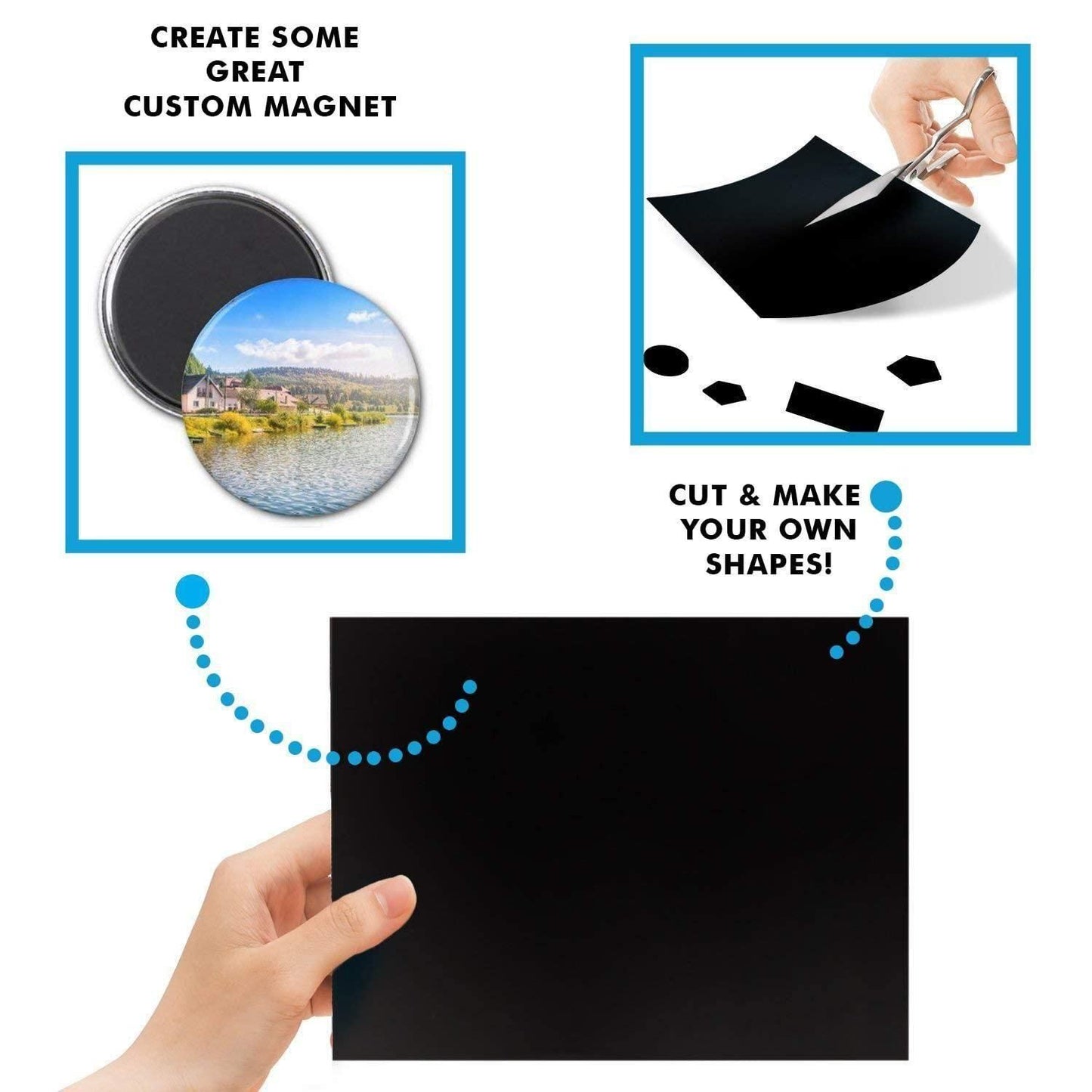 LifeKrafts Magnetic Adhesive Sheets.